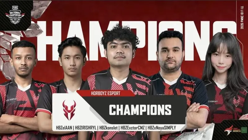 Hasil PMNC ID Fall 2026: Horboyz Juara, 10 Tim Amankan Tiket ke PMPL