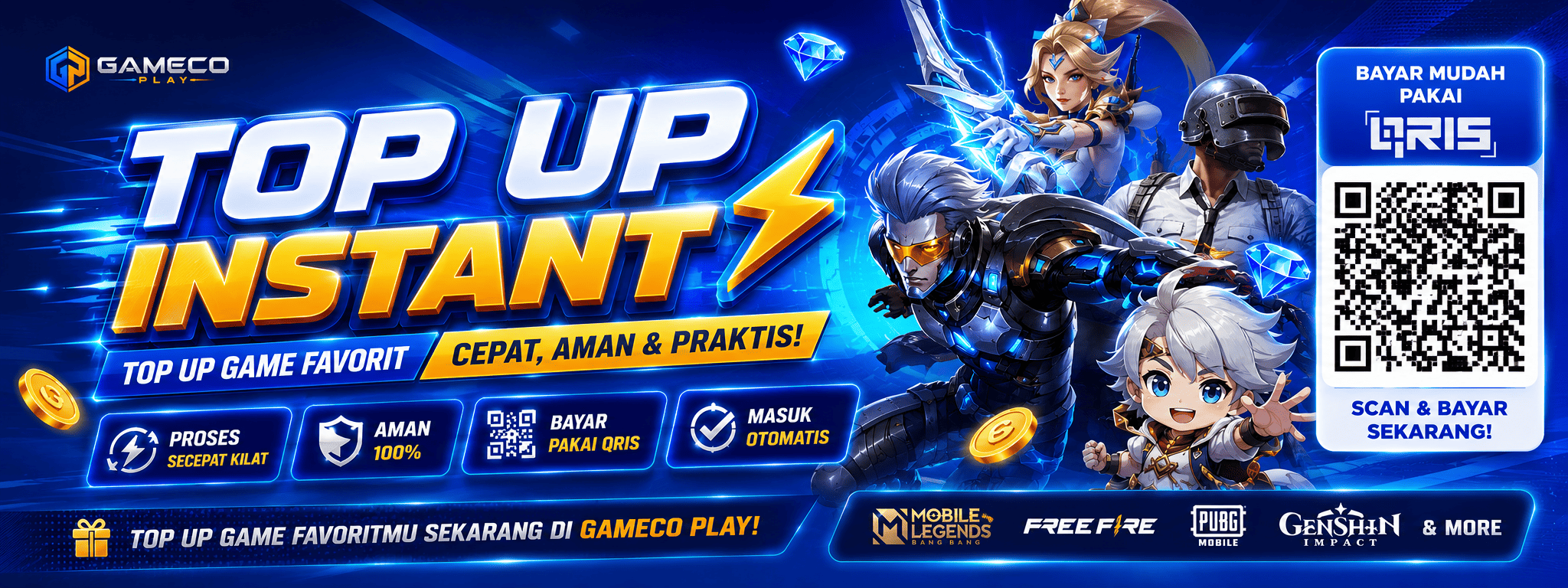 TOPUP INSTANT QRIS